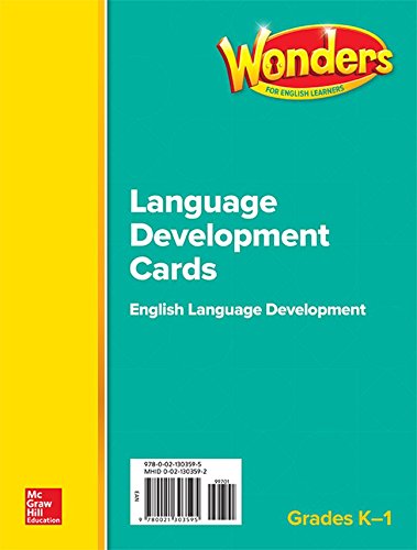 Wonders for English Learners GK-1 Language Development Cards (Reading Wonders ELL and ELD)