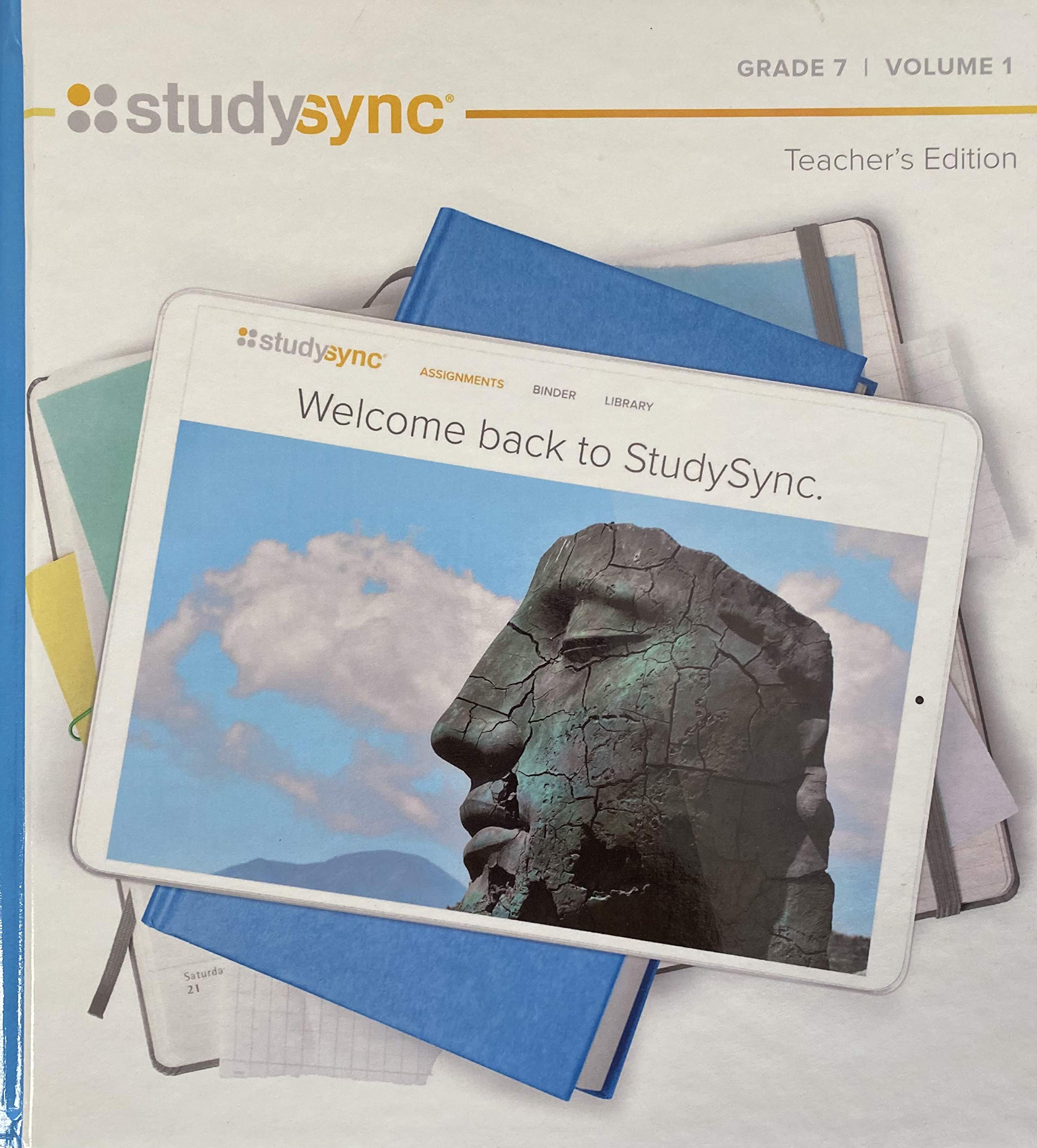 StudySync, Teacher's Edition, Grade 7 Volume 1, c. 2020 9781949739244, 1949739244