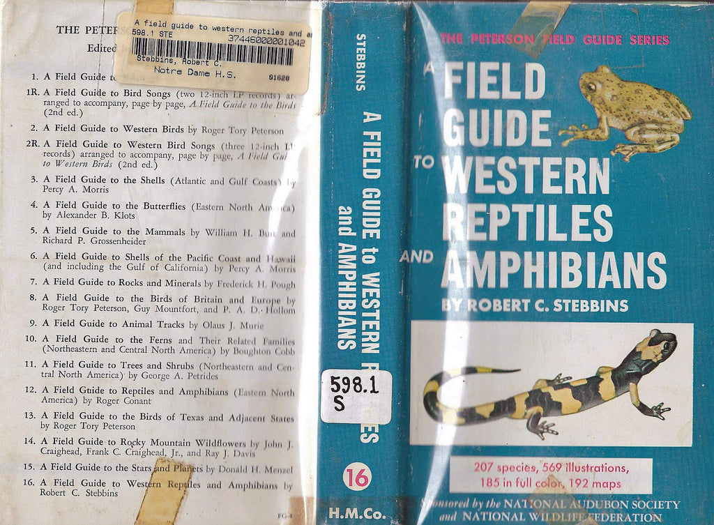 A Field Guide to Western Reptiles and Amphibians; Field Marks of All Species in Western North America