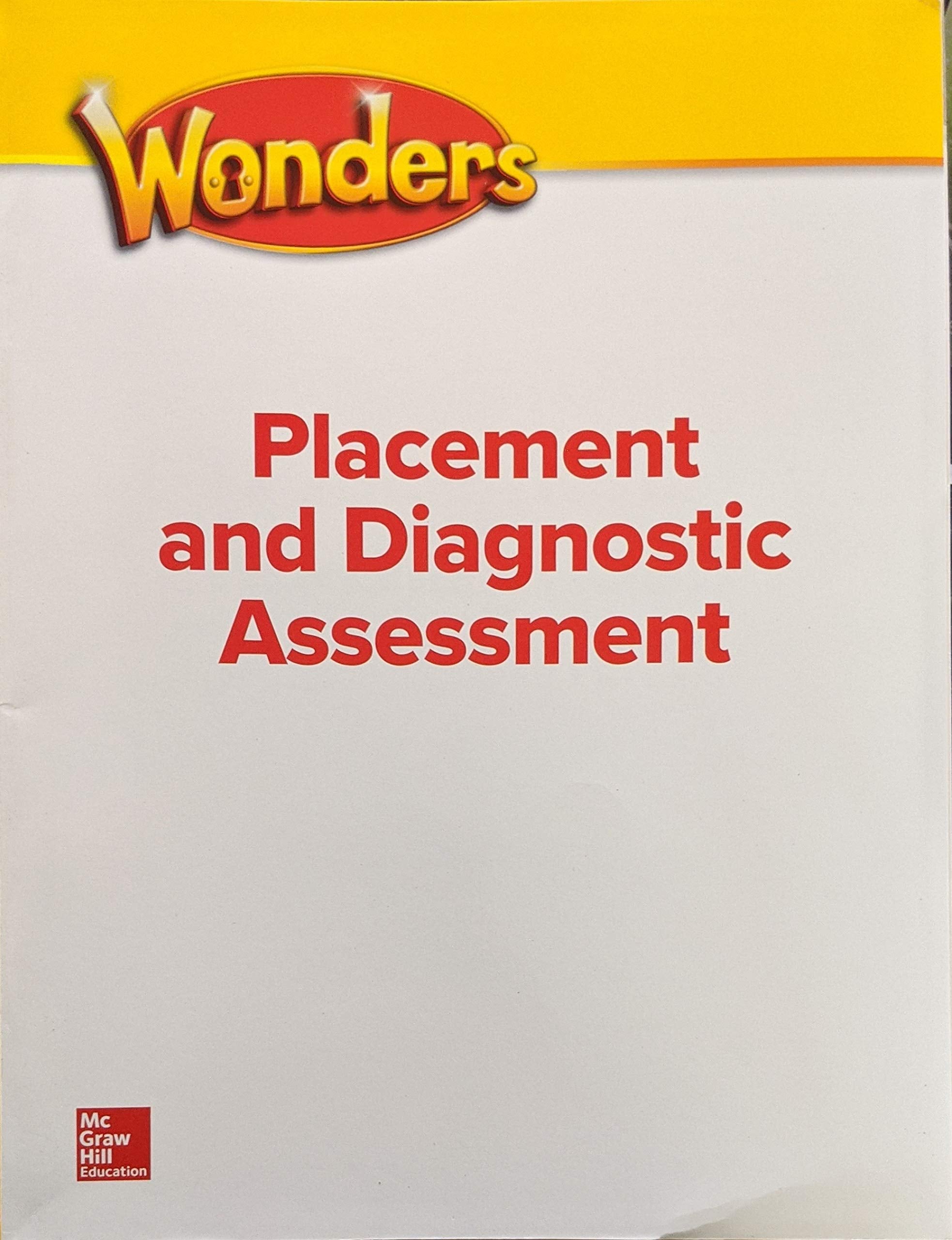 Wonders Grades K-5 Placement and Diagnostic Assessment (ELEMENTARY CORE READING)