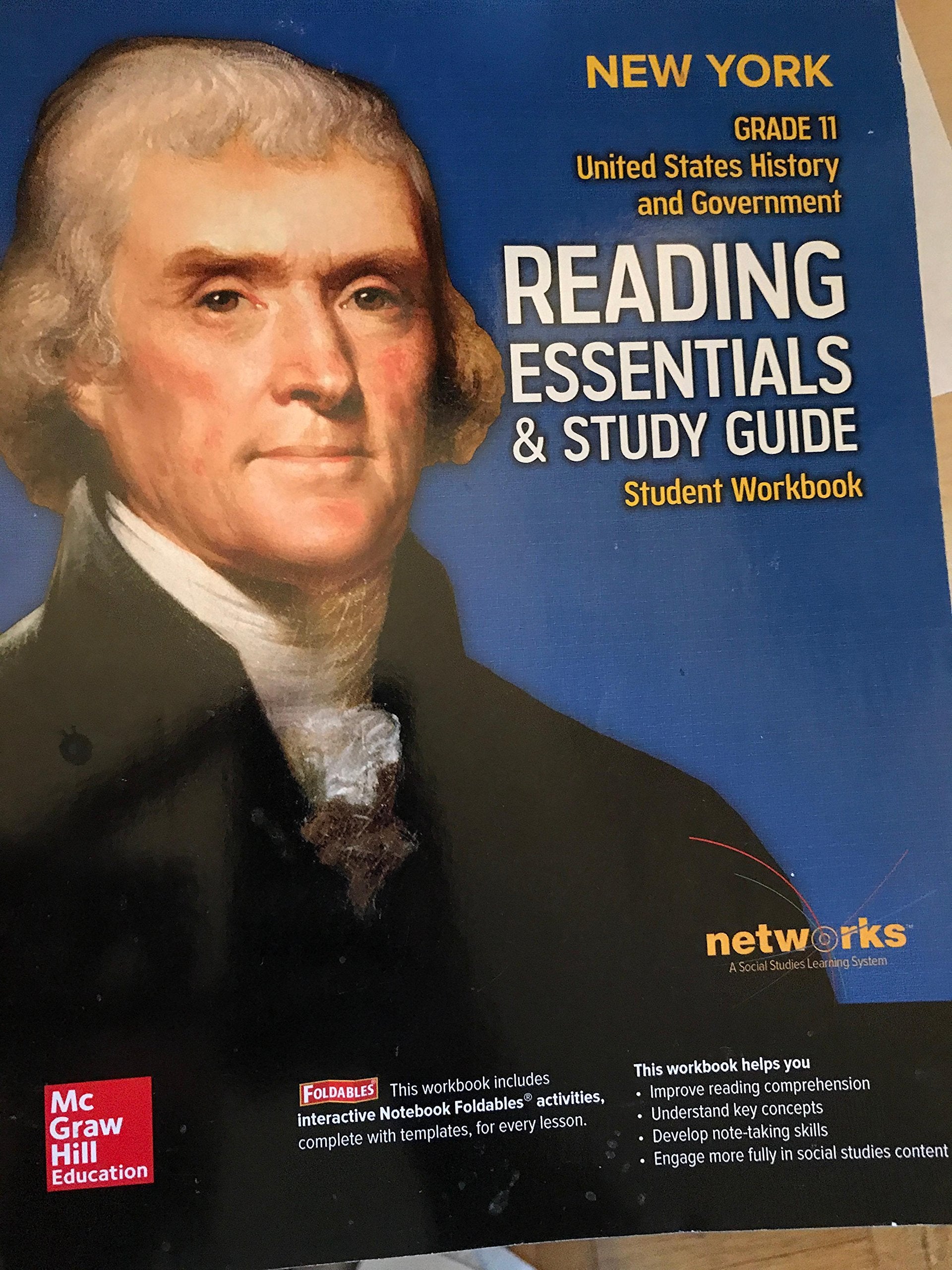 NY Reading Essentials & Study Guide - Student Workbook - Grade 11 US History & Government